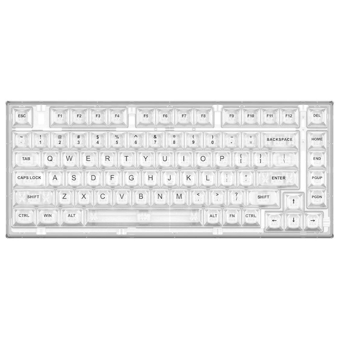 Yunzii X75 ( Transparent White ) ( Barebone )