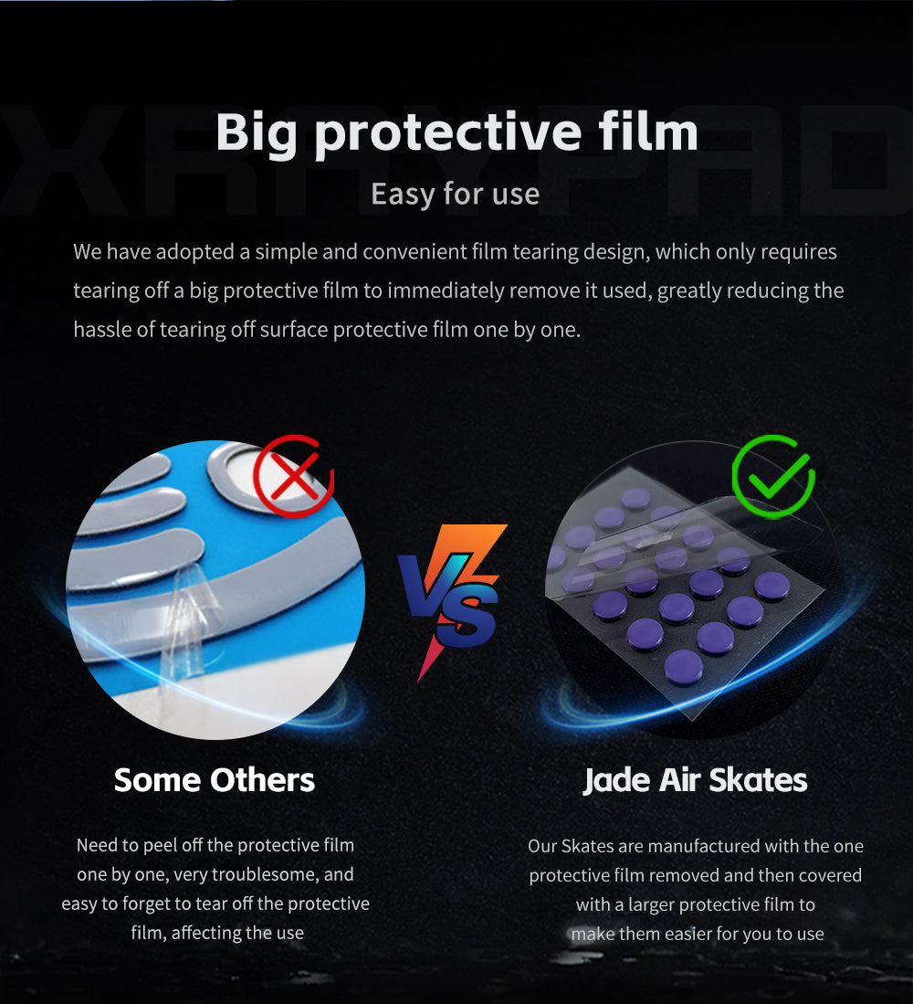 XRAY PAD JADE AIR - Mouse Skates - UNIVERSAL DOTS
