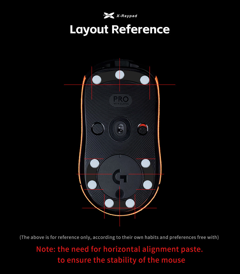 XRAY PAD JADE AIR - Mouse Skates - UNIVERSAL DOTS