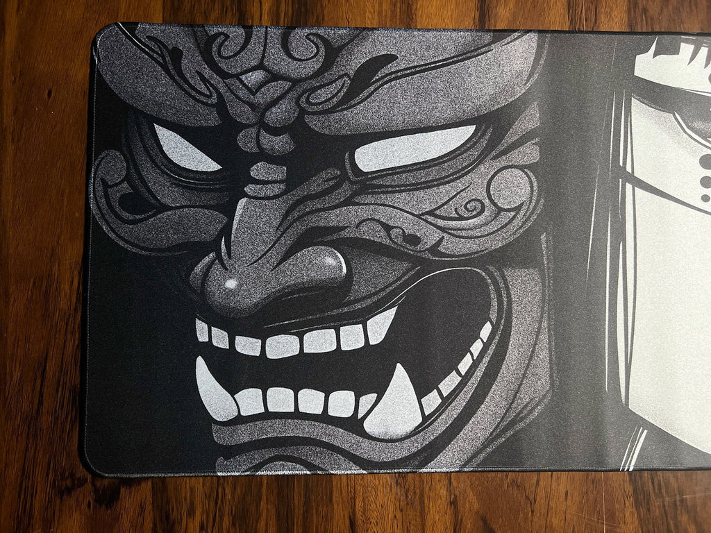 ONI JAPANESE GIRL Mousepad Black/White ( 900x400MM )