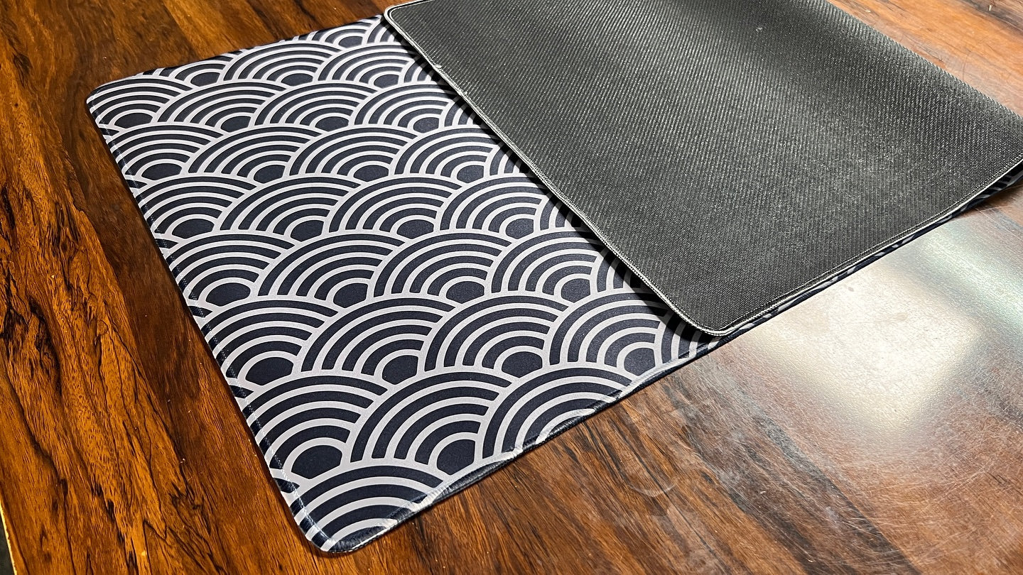 JAPANESE Black Minimilist Mousepad ( 900x400MM )