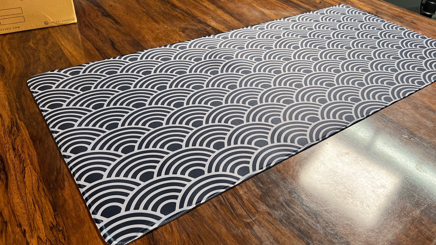 JAPANESE Black Minimilist Mousepad ( 900x400MM )