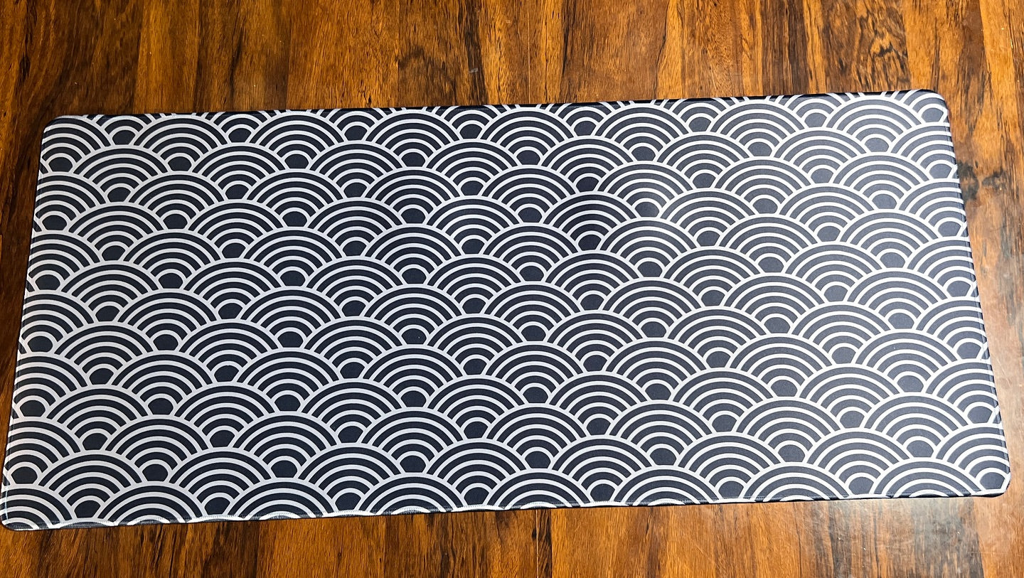 JAPANESE Black Minimilist Mousepad ( 900x400MM )