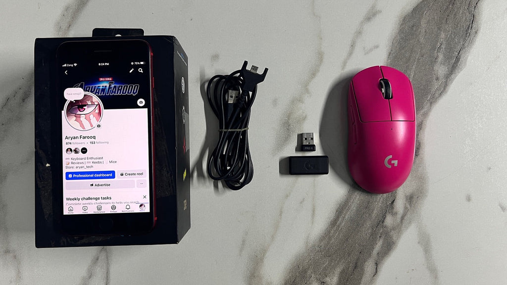Logitech G Pro X Superlight Used ( Magenta )
