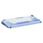 Mechlands Vibe75 V2 Black/Blue ( Cream Mint Switches )