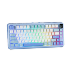 Mechlands Vibe75 V2 Black/Blue ( Cream Mint Switches )