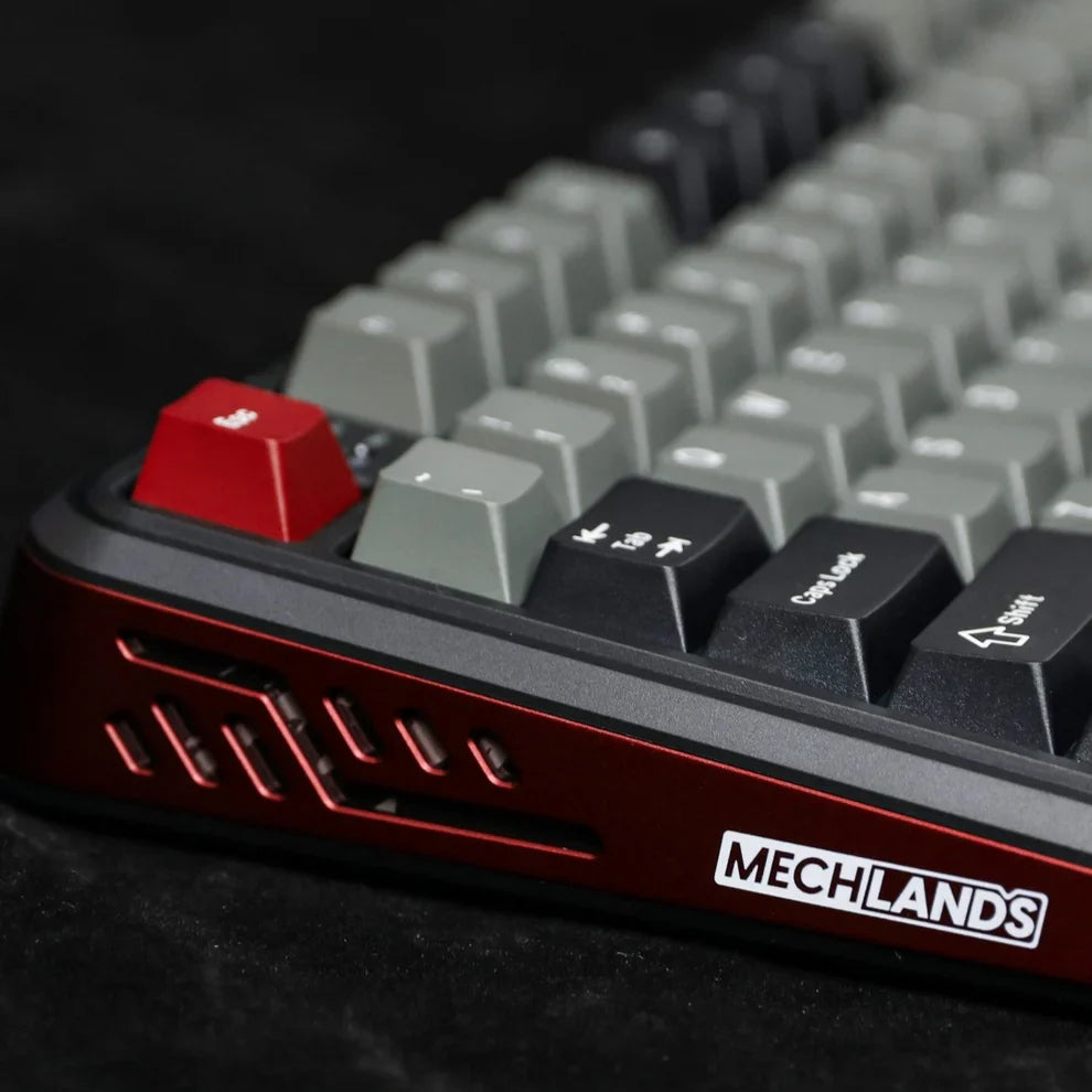 Mechlands Vibe75 V2 Black/Blue ( Cream Mint Switches )