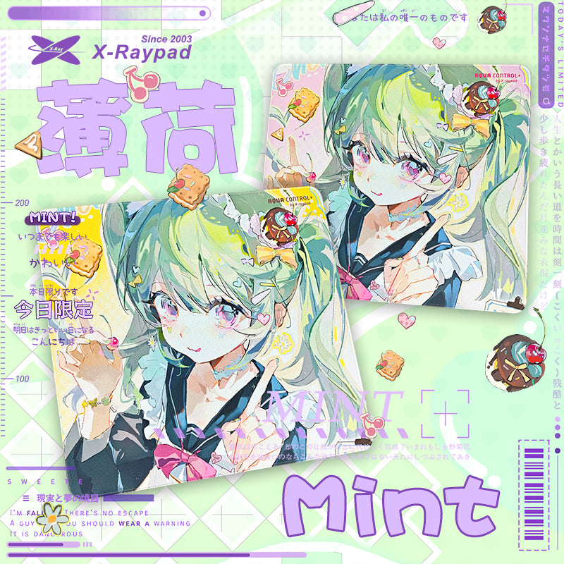 X-Raypad Aqua Control Plus Gaming Mouse Pads – Mint