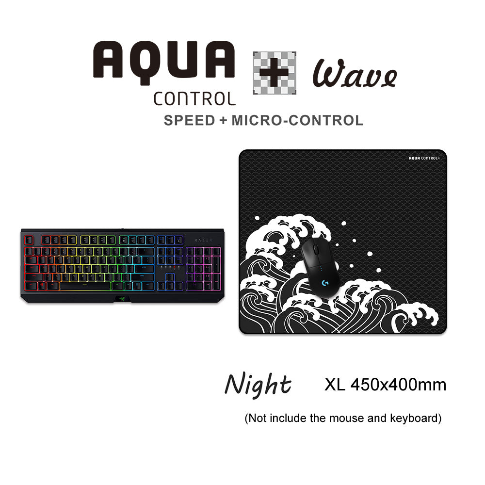 X-Raypad Aqua Control Plus Gaming Mouse Pads – Wave Night