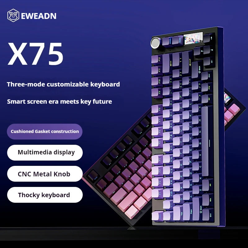 EWEADN X75 PRO ( BIG SCREEN KEYBOARD )