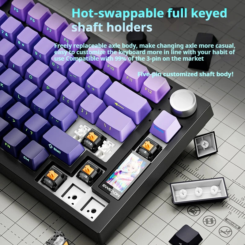 EWEADN X75 PRO ( BIG SCREEN KEYBOARD )