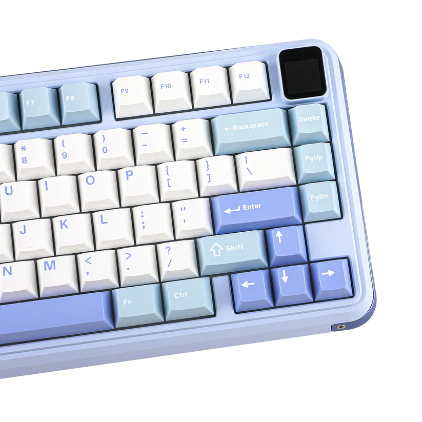 Mechlands Vibe75 V2 Black/Blue ( Cream Mint Switches )