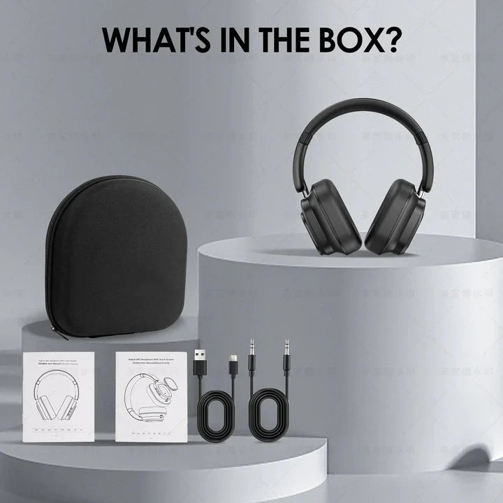 Siindoo JH-ANC930 Plus Hybrid Wireless Noise-Cancelling Premium Headphones