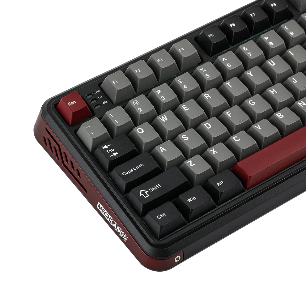 Mechlands Vibe75 V2 Black/Blue ( Cream Mint Switches )