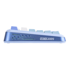 Mechlands Vibe75 V2 Black/Blue ( Cream Mint Switches )