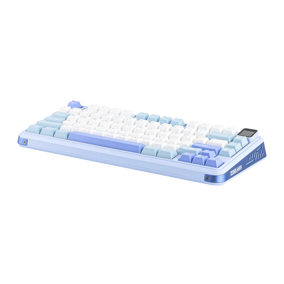 Mechlands Vibe75 V2 Black/Blue ( Cream Mint Switches )