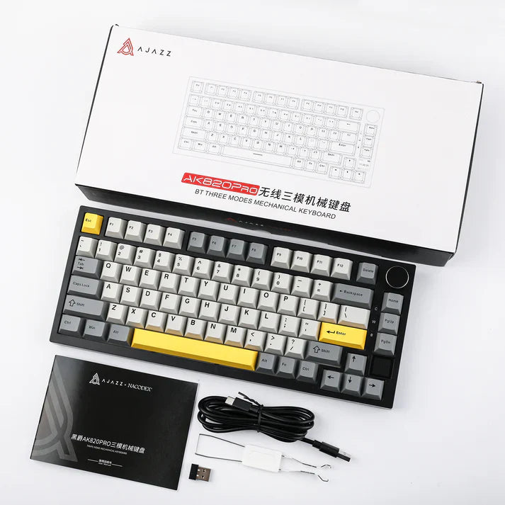 Ajazz AK820 Pro ( Grey ) Flying Fish Switches