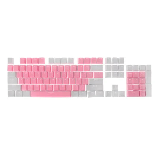 Pink/White OEM Profile Keycaps ( 61/87/104 )