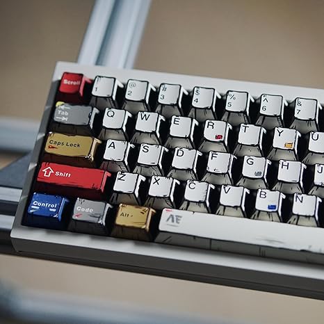 2D Sketched Comic Book-Style Keycaps ( 141 Keys )