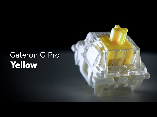 Gateron G Pro Yellow 2.0 Switches