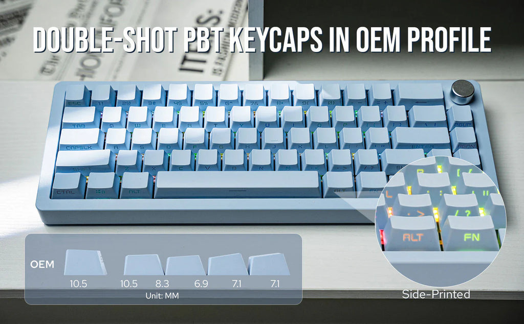 Epomaker Tide65  QMK/VIA ( Black ) USED