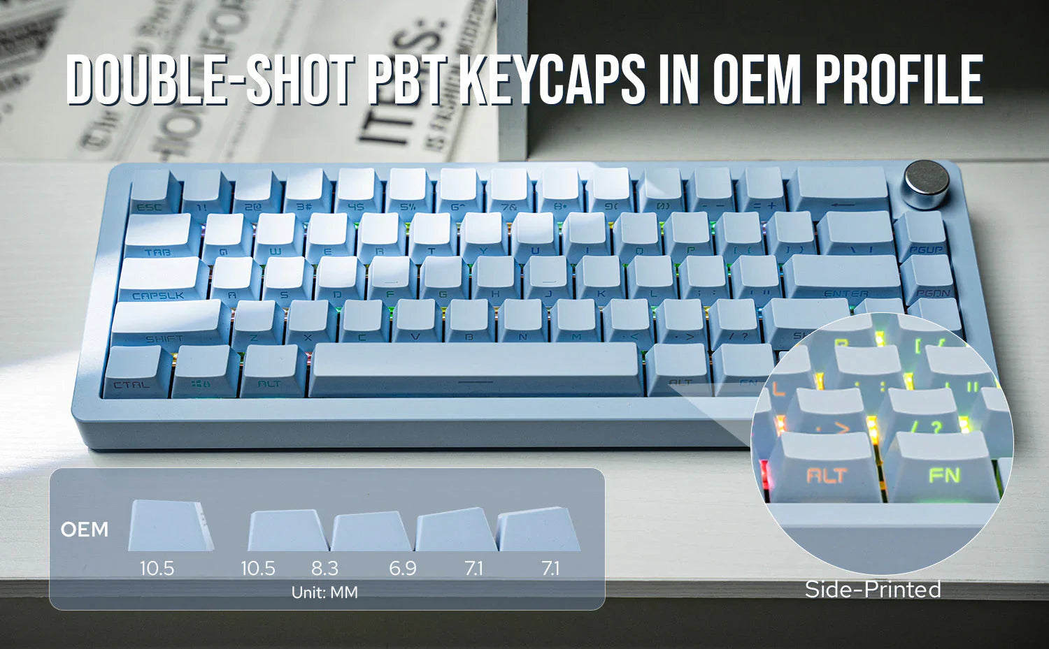 Epomaker Tide65  QMK/VIA ( Black ) USED