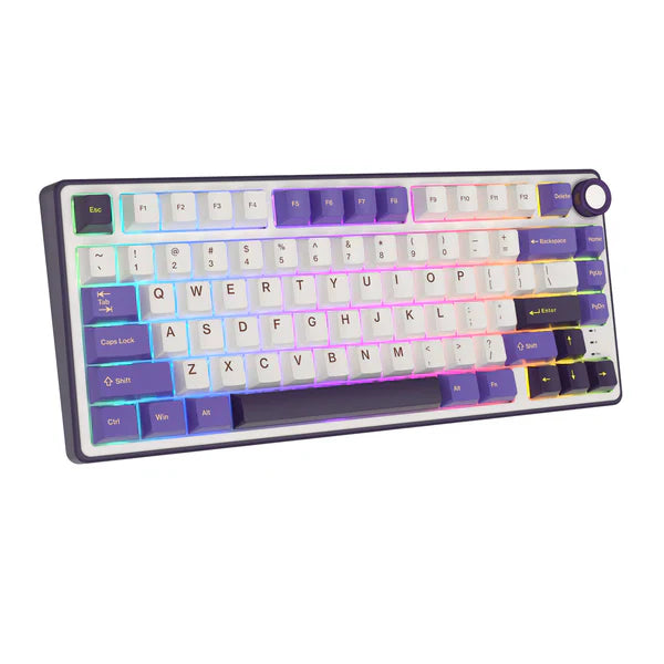Royal Kludge R75 ( BlackBerry ) Silver Switches