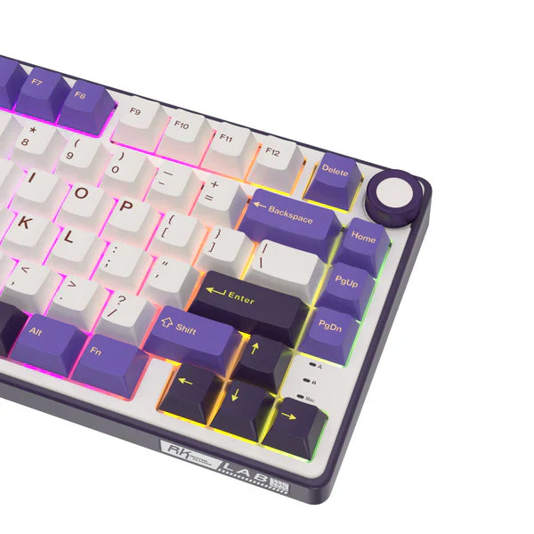 Royal Kludge R75 ( BlackBerry ) Silver Switches